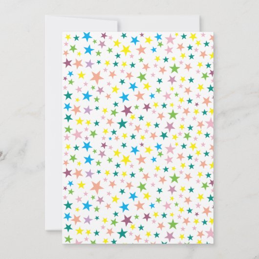 Invitation Anniversaire du maïs mignon (Dos)