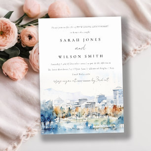 Invitation Anniversaire du Mariage de San Jose California Wat