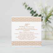 Invitation Anniversaire du Mariage Motif (Debout devant)