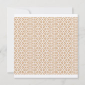 Invitation Anniversaire du Mariage Motif (Dos)