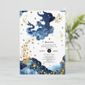 Invitation Anniversaire du mignon Dragon (Debout devant)