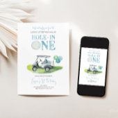 Invitation Anniversaire du mini-golf Hole-In-One