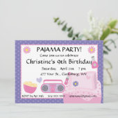 Invitation Anniversaire du Pajama Party (Debout devant)