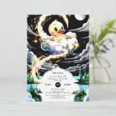 Invitation Anniversaire du Pastel Duck (Debout devant)