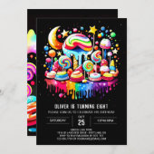 Invitation Anniversaire du Pastel Wonderland (Devant / Derrière)