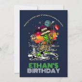 Invitation Anniversaire du pêcheur cosmique (Devant)