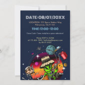 Invitation Anniversaire du pêcheur cosmique (Dos)