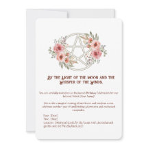 Anniversaire du pentacle floral au calme