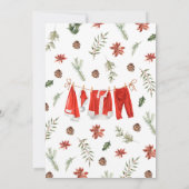 Invitation Anniversaire du Père Noël (Dos)