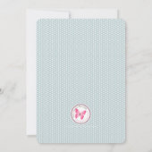 Invitation Anniversaire du petit Fleur sauvage (Dos)