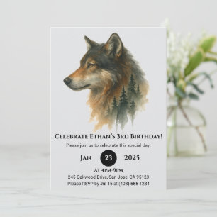 Invitation Anniversaire du Petit Loup