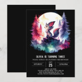 Invitation Anniversaire du petit loup à imprimer (Devant / Derrière)