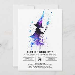 Invitation Anniversaire du Petit sorcier moderne