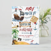 Invitation Anniversaire du Pirate (Debout devant)