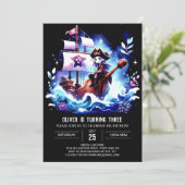 Invitation Anniversaire du Pirate doux (Debout devant)