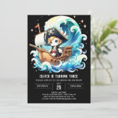 Invitation Anniversaire du pirate majestueux (Debout devant)