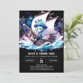 Invitation Anniversaire du pirate marin (Debout devant)