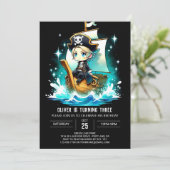 Invitation Anniversaire du Pirate Rêvé (Debout devant)