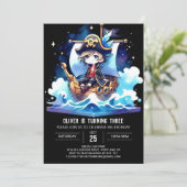 Invitation Anniversaire du pirate sucré Nautique (Debout devant)