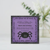 Invitation Anniversaire du Pocus de Hocus (violet) (Debout devant)