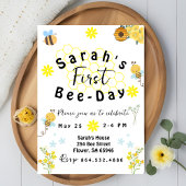 Invitation Anniversaire du premier jour d'abeille