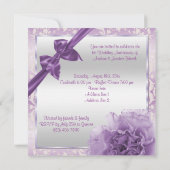 Invitation Anniversaire du premier Mariage de la marque Class (Dos)