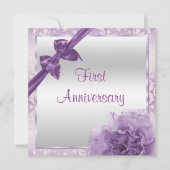 Invitation Anniversaire du premier Mariage de la marque Class (Devant)