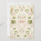 Invitation Anniversaire du premier Matcha Morning (Dos)