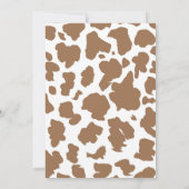 Invitation Anniversaire du premier rodéo (Dos)