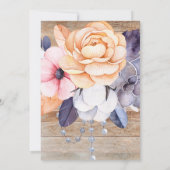 Invitation Anniversaire du printemps des Cerfs rustiques (Dos)