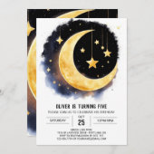 Invitation Anniversaire du rêve céleste (Devant / Derrière)