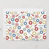 Invitation Anniversaire du robot (Dos)