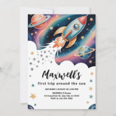 Invitation Anniversaire du Rocket Ship (Devant)
