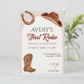 Invitation Anniversaire du rodéo (Debout devant)