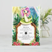 Invitation Anniversaire du serpent à Cobra magique (Debout devant)