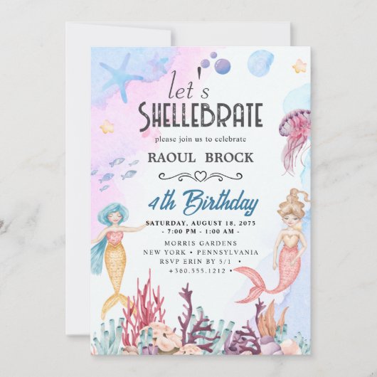 Invitation Anniversaire du Shellebré (Devant)