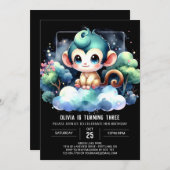 Invitation Anniversaire du singe lunaire (Devant / Derrière)