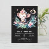 Invitation Anniversaire du singe numérique (Debout devant)