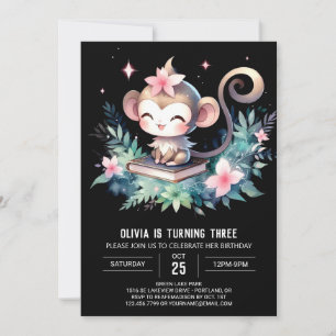 Invitation Anniversaire du singe numérique
