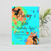 Invitation Anniversaire du skateboard (Debout devant)