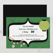 Invitation Anniversaire du Sushi (Devant / Derrière)