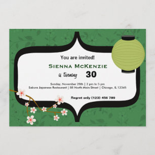 Invitation Anniversaire du Sushi