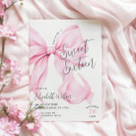 Invitation Anniversaire du Sweet sixteen rose Bow<br><div class="desc">Pink Bow Sweet sixteen Anniversaire Invitation pour un arc moderne esthétique 16e anniversaire célébration</div>