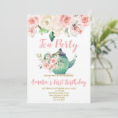 Invitation Anniversaire du Thé Haut, Anniversaire du Thé Par (Debout devant)