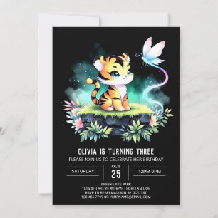 Invitation Anniversaire du Tigre de la Jungle