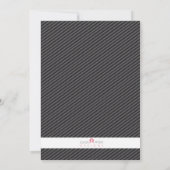 Invitation Anniversaire du Tigre moderne (Dos)