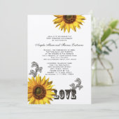 Invitation Anniversaire du tournesol du pays (Debout devant)