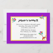 Invitation Anniversaire du tramway de la Nouvelle-Orléans (vi (Dos)