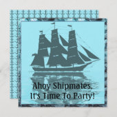 Invitation Anniversaire du Viking Ship (Devant / Derrière)