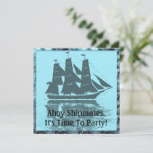 Invitation Anniversaire du Viking Ship (Debout devant)